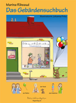 Gebärdensprache Suchbuch, ideal für Kinder.
